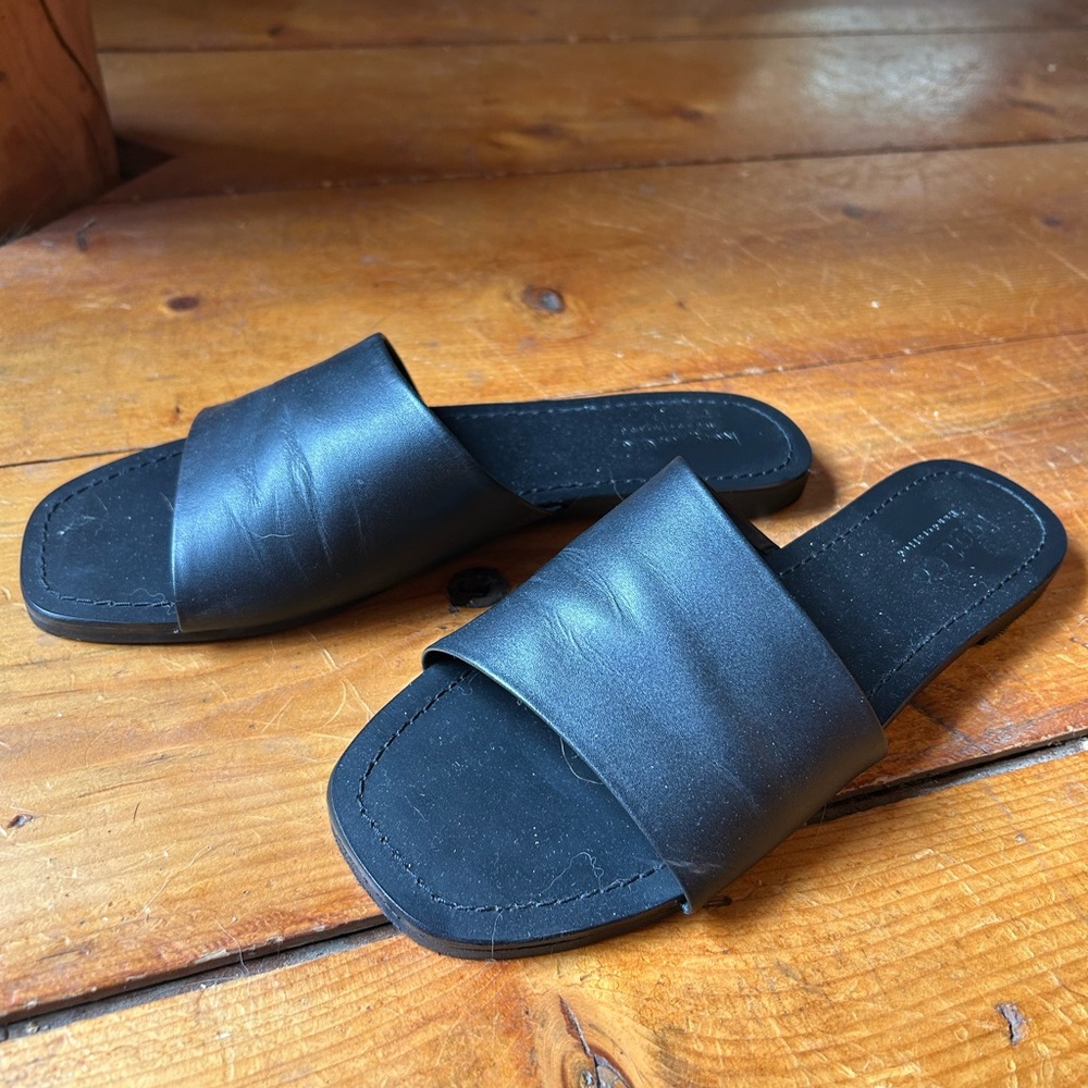 Tatami Leather Classic Slide Flats